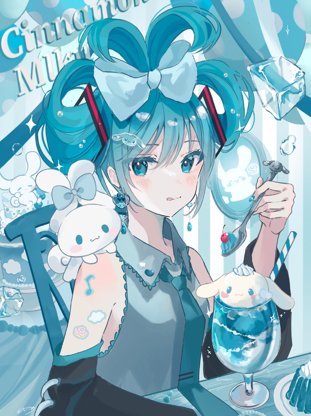 萌萌的玉桂狗初音未來組合登場，雙倍的萌萌氣息超治愈插圖13