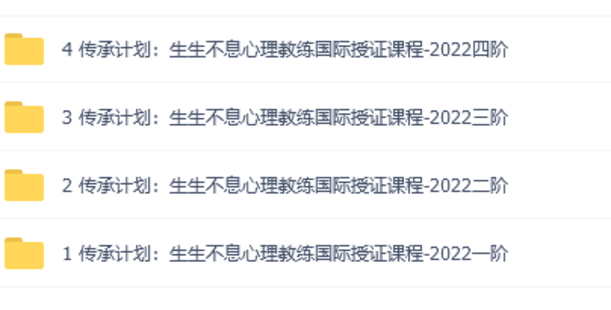 【心理上新】803、【完結】傳承計劃：生生不息心理教練國際授證課程-2022（1-4階）插圖